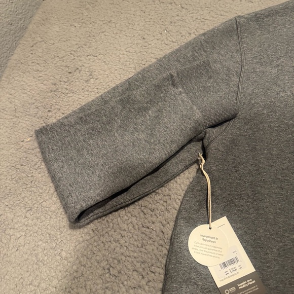 New Vuori Mens Cypress 1/4 Zip 2.0 Pullover Heather Grey Size Large V298 - Picture 9 of 16